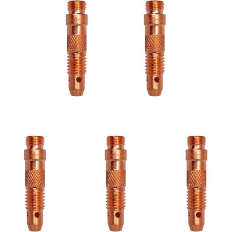 Standard 10N31 Diffusoren mit einem Innendurchmesser von 1,6 mm für WIG-Brenner der Serien WP 17, 18 und 26. Professionelle Verbrauchsmaterialien und Zubehör für das WIG-Brennerschweißen (1/5)