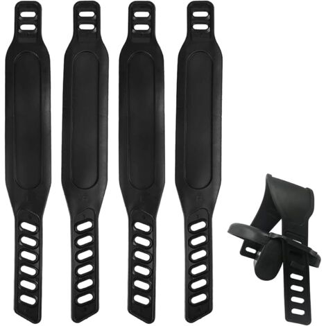 Paar Fahrradpedalriemen, Heimtrainer-Pedalriemen, Pedalriemen, Fahrrad-Zehenclips, Universal-Pedalriemen, Heimtrainer-Pedalriemen, kompatible Heimtrainer