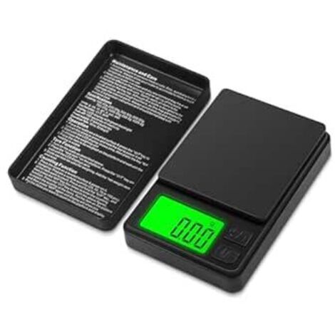 0,01 g/1000 g Digitale Küchenwaagen, Feinwaage mit Lcd Display und Tara Funktion, Milligramm Digitalwaage mit 6 Wiegeeinheiten, Taschenwaage für Lebensmittel, Schmuck, Pulvern, Labor, Kaffee