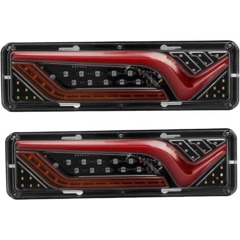 stücke 12V-24V LED Rückleuchten für Lkw Hinten Schwanz Licht Blinker Bremse Läuft