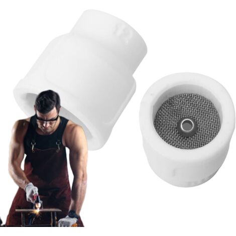 Glasbecher für WIG-Brenner – Keramikdüse zum Argonschweißen, keramikgekühlte Schweißbrennerteile, leichtes Design für Keramikdüse (1/5)