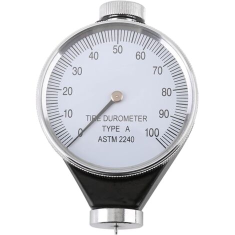 Shore Typ A Gummireifen Durometer Härteprüfgerät Meter 0-100 HA Shore Reifen Durometer Härte von Gummi und Kunststoffen A, für Allgemeine Gummi Kunststoff Hartgummi Härte Messung (1/4)