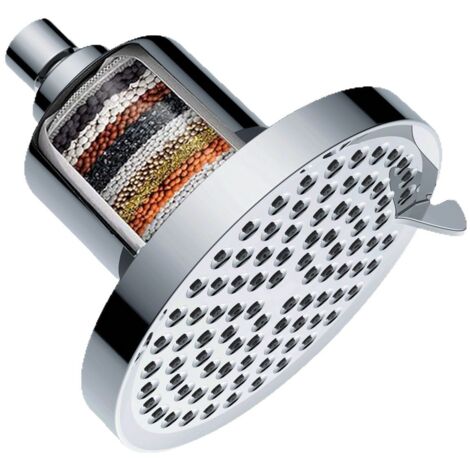Zoll 25-stufige Filterbad Boost Top Spray 7 Funktionen abnehmbarer Ersatzfilter-Sprühkopf (1/2)