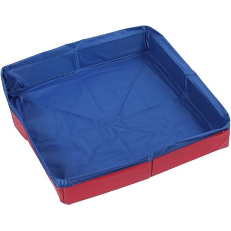 Tragbarer, faltbarer PVC-Pool für kleine Hunde und Katzen, drinnen oder draußen (1/4)
