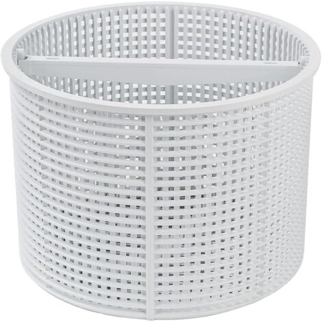 18 cm Skimmerkorb, Ersatzkorb für Standard-Skimmer, Pool-Vorfilter, 18 cm Durchmesser Sieb für einfache Entnahme I Chlorbeständig I Stabil (1/5)