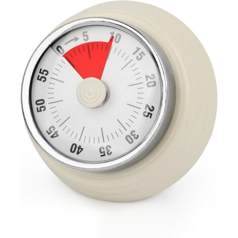 Visueller Küchentimer 60 Min – Eieruhr & Pomodoro Timer – Mechanischer Wecker für Kinder & Erwachsene – Magnetisch – Ideal für Klassenzimmer, Büro, Küche – Lernuhr Kinder & Autismus Hilfsmittel (1/5)