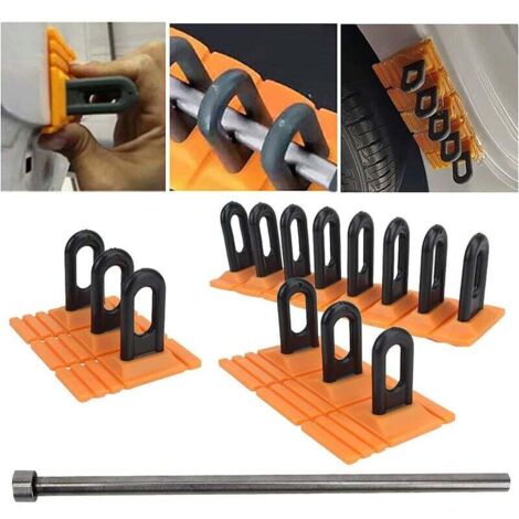 Kit per la rimozione di ammaccature per auto, Strumenti per la rimozione di ammaccature per auto pesanti, Linguette di colla per rimozione ammaccature per carrozzeria, per kit di attrezzi manuali per (1/5)
