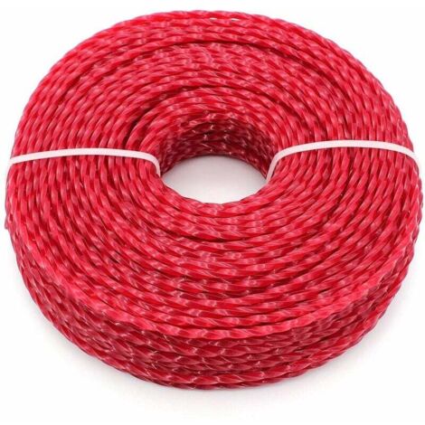 Filo universale per decespugliatore, filo in nylon da 3,0 mm, filo in nylon per decespugliatore resistente per tosaerba da giardinaggio Bump Head (Twist, 3mm) (1/5)