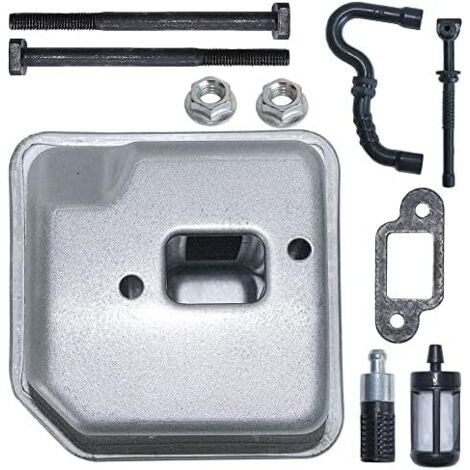 Kit silenziatore di scarico, per motoseghe Stihl 017 018 Ms170 Ms180, 1130 140 0600 (1/5)