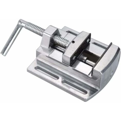 Morsa per trapano a colonna, morsa da banco in lega di alluminio con apertura 2,5 con asta di guida per elettricisti e strumenti per la lavorazione del legno (1/5)