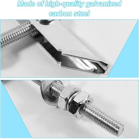 Gancio Da Soffitto Stretto Curvo Zincato Nero 5,0 X 80 Mm / 5 Pz - Foto 11