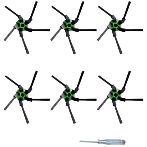 Confezione da 6 spazzole laterali di ricambio per iRobot Roomba S9 (9150) S9+ S9 Plus (9550) serie S (confezione da 6 spazzole laterali per la pulizia dei bordi) (1/5)