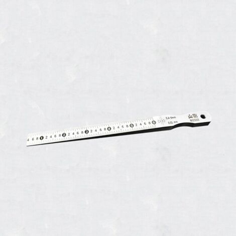 Spessimetro a cuneo Spessimetro a cuneo Spessimetro Gap Gauge Taper Gauge Gap Spessimetro Cuneo Gauge Gap Strumento di misurazione per planarità/Piombità/Gap Misurazione (0,4-6 mm) (1/5)