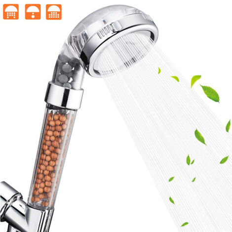 Set doccia con filtro booster, soffione doccia staccabile, filtro portatile monofunzione (1/5)