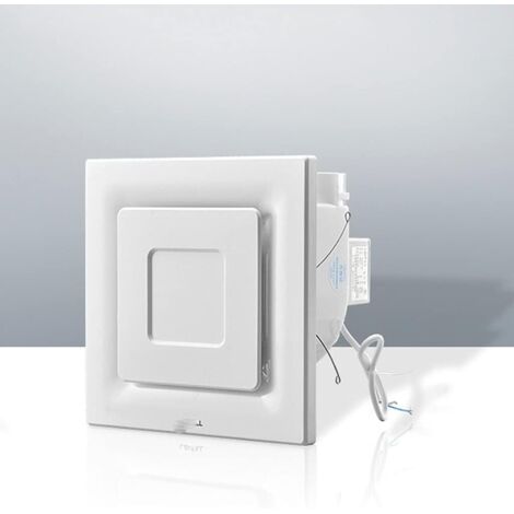 Ventilatore di scarico da 10 pollici per bagno, WC, ventilazione, 300300, grande volume d'aria, risparmio energetico, ventola di ventilazione silenziosa (1/5)