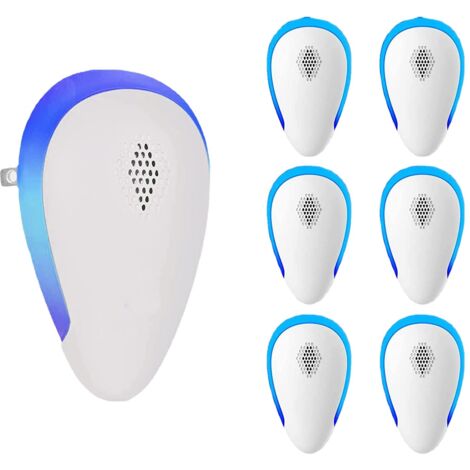 EITEYI 6X Repellente per topi ad ultrasuoni professionale ed efficace, potente repellente per topi e ratti ad ultrasuoni per roditori, zanzare, formiche (1/5)