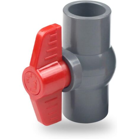 Valvola a sfera in PVC, valvola a sfera in plastica (40 mm