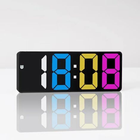 Orologio Digitale Da Scrivania 2 In 1 Con Calcolatrice E Termometro, Sveglia Con Funzione Snooze, Batterie Incluse, 13,7x9,4x3,6 Cm