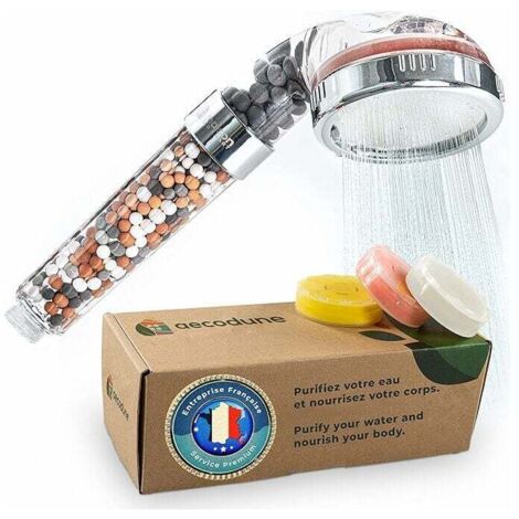 Soffione Doccia Con Filtro JOMST, Anticloro 25 Stadi, 3 Modalità, Pressione +30%, Cromato - 2