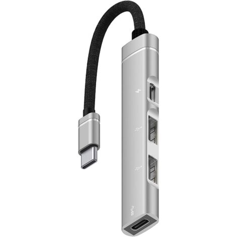 Adattatore USB di tipo C con due porte USB 2.0 La porta di tipo 1xc migliora la funzionalità del dispositivo e dell'hub USB collegato per dispositivi di tipo C (1/5)