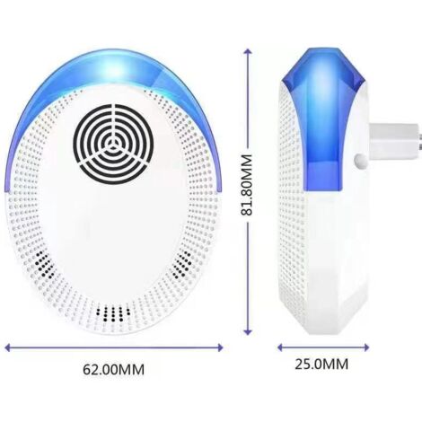 Repellente per zanzare ad ultrasuoni, repellente per topi ad ultrasuoni per zanzare, topi, formiche, mosche, ragni, scarafaggi, professionale ed efficace (1/5)