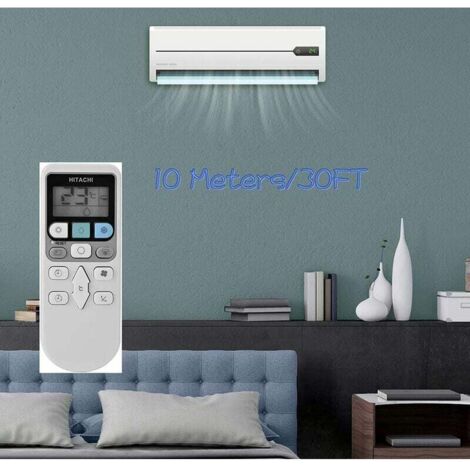 Telecomando Climatizzatore Per Hitachi, Telecomando Universale Sostitutivo Per Climatizzatore Rar 3v2 Telecomando Sostitutivo Hitachi 85697577