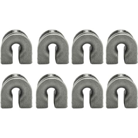 30 Pezzi Manicotti Allineatori Per Amo Da Pesca Alla Carpa – In Gomma, Sostituti Termorestringenti, Misura 11x1.6x2.5 Mm - 5