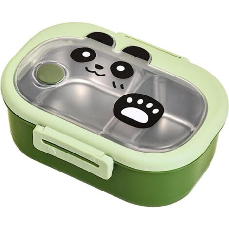 2 pezzi Lunch Box isolati per bambini e adulti - Lunch Box a prova di perdite con divisori rimovibili - Facile da pulire - Ideale per scuola, ufficio o picnic - Conservazione di alimenti sani