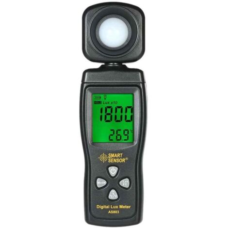 AS803 Luxmetro digitale 1-200000 Lux Lumenmetro Tester Lux/FC ad alta precisione