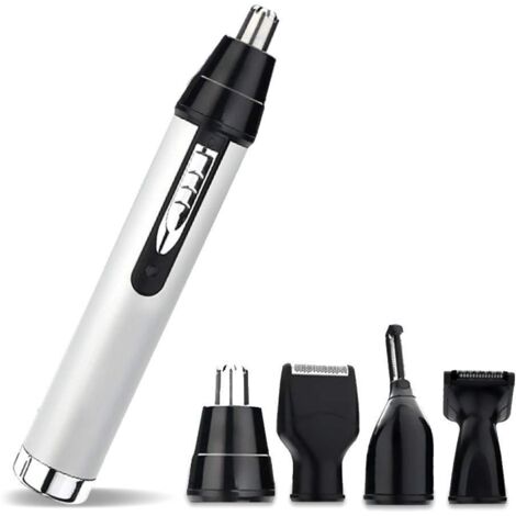 Tagliacapelli elettrico multifunzionale, rasoio ricaricabile tramite USB, tagliacapelli per orecchie e sopracciglia, set 4 in 1 (1/5)
