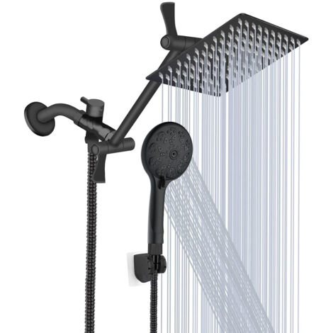 Set da bagno portatile da 10 funzioni, 7 pezzi, spruzzatore manuale multifunzione con gruppo spruzzatore superiore da 8' (1/5)