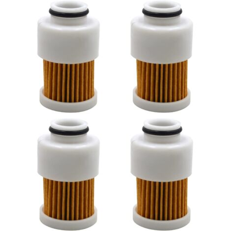Filtro carburante da 4 pezzi compatibile con Yamaha 68V-24563-00-00, Mercury 881540, Sierra 18-7979,600-295,8815,Mal 937961, Yamaha Mercury 50 60 75 90 115 hp 4 tempi motore fuoribordo (1/5)