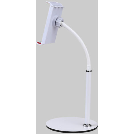 Supporto per cellulare, supporto regolabile per dispositivi da 3,5-6,5 pollici (bianco) (1/4)
