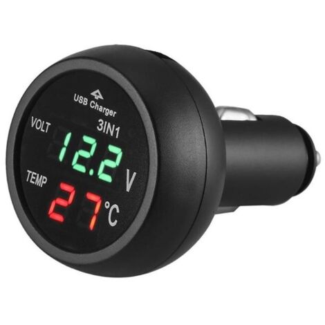 Moqidong Presa Accendisigari 12V USB PD30W QC3.0 Illuminata per Auto