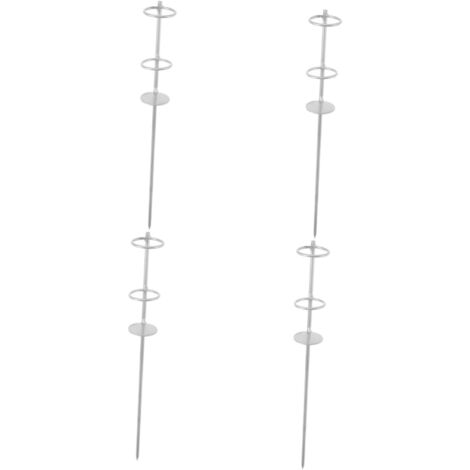 Waofzzn Porta ombrellone ringhiera del balcone, supporto per ombrellone 25-38 mm supporto per ombrellone ringhiera del balcone per una larghezza massima di 5 cm (verticale
