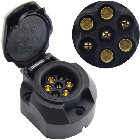 Presa in alluminio con 7-pin KNOTT
