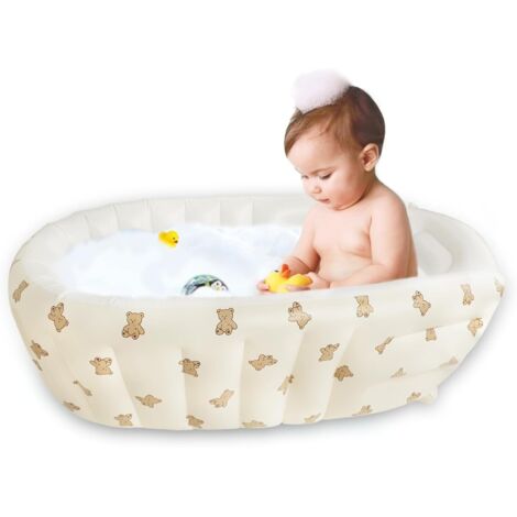 Vasca da bagno gonfiabile per bambini, portatile da viaggio per neonato Vasca da bagno gonfiabile per bambini, portatile da viaggio per neonato