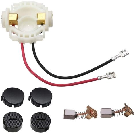 Portaspazzole in carbone CB430 - Adatto per BGA450 BGA452 DGA452 (Spazzole in carbone + Portaspazzole + Tappi) (1/5)