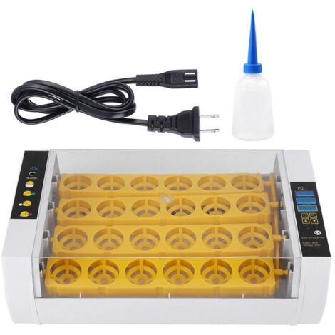 Incubatrice per uova, incubatrice per uova con display digitale, rotazione automatica delle uova, controllo automatico della temperatura, per la schiusa di polli, oche, piccioni, quaglie e anatre (1/5)