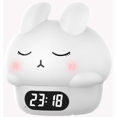 Sveglia digitale per bambini con luce notturna, 6 sveglie con rumore bianco per bambini, modalità snooze, 1800 mAh | Leroy Merlin
