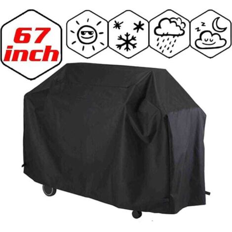 Copertura per barbecue, Telo per barbecue, Copertura per barbecue impermeabile, Copertura per griglia, Telo protettivo per barbecue anti-UV/Anti-acqua - 170x61x117 cm