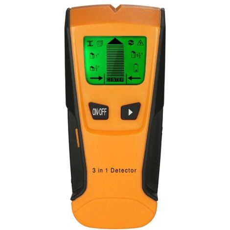 Rilevatore di cavi elettrici sotto tensione con display LCD 3 in 1, rilevatore di cavi elettrici in metallo e legno (1/5)