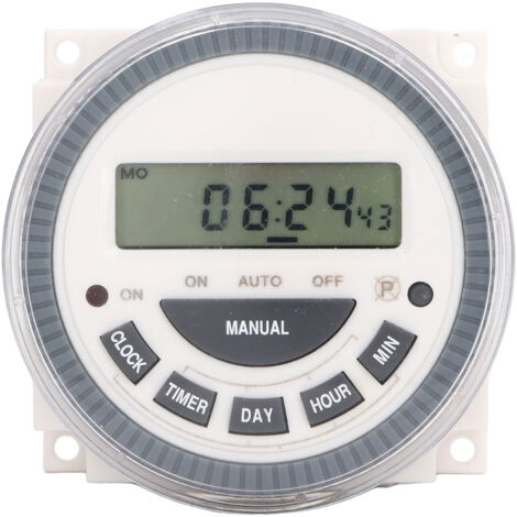 Temporizzatore digitale programmabile NO NC Relè interruttore di controllo del tempo ad alta precisione AC200‑250V