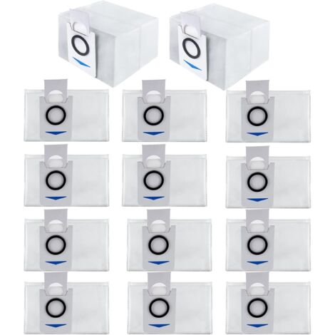 Confezione da 14 sacchetti per la polvere applicabili compatibili con ECOVACS DEEBOT X1 OMNI Turbo T10 Kit di sostituzione del sacchetto per aspirapolvere robot (1/5)