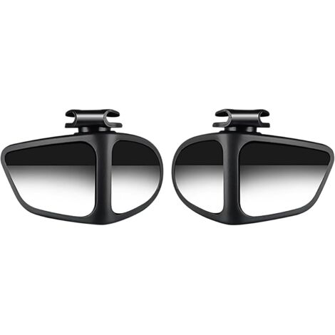 Specchietto retrovisore grandangolare per auto, 1 paio di specchietti retrovisori per angoli ciechi a 360°, vetro retrovisore multi-lato con montaggio adesivo, compatto, ideale per una maggiore sicure