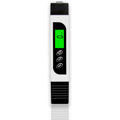Tester per acqua, preciso e affidabile, misuratore TDS, misuratore EC e termometro 3 in 1, 0-9990 ppm, ideale per acqua potabile, acquari e altro ancora.