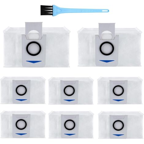 Applicabile 8 Pack Sacchetti per aspirapolvere Accessori per Ecovacs Deebot X1 Omni / X1 e Omni / T20 Omni, Accessori di ricambio per aspirapolvere Sacchetto per la polvere (1/5)