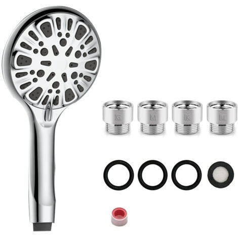 Doccia manuale a nove funzioni + connettore Set doccetta e connettore Booster (1/5)
