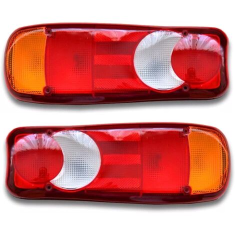 AOHEWEI 3 strisce riflettenti rettangolari autoadesive per rimorchio, carvan, camion, cancelli, pali, recinzione, sicurezza, riflettenti posteriori  34