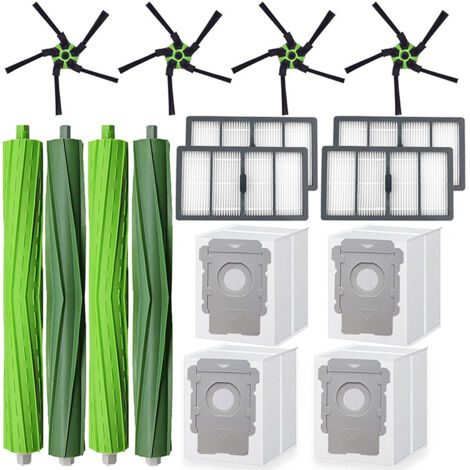 Kit di ricarica per iRobot Roomba S9 (9150) S9+ S9 Plus S Series Robot Aspirapolvere, Spazzola di pulizia del bordo del filtro Parte di ricambio per iRobot I Robot Roomba Robot Aspirapolvere (1/5)